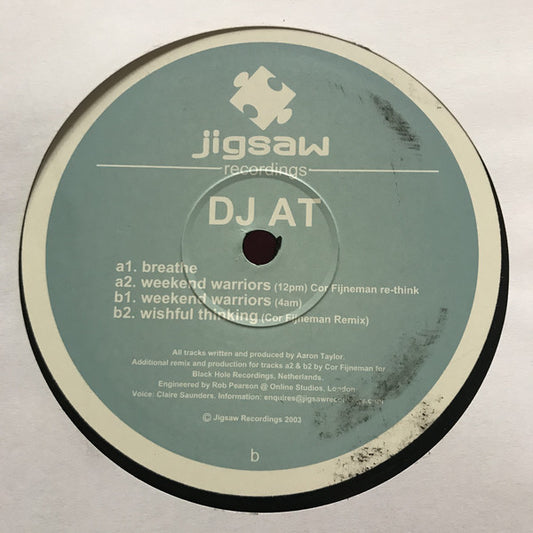 DJ AT : Breathe (12")