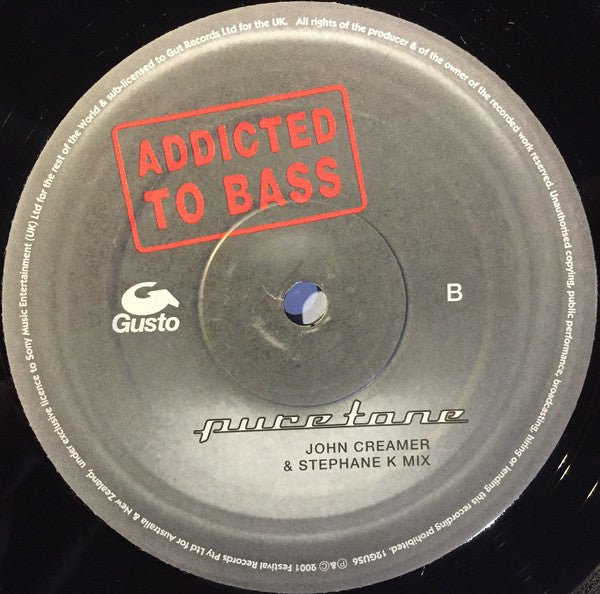 Puretone : Addicted To Bass (12")