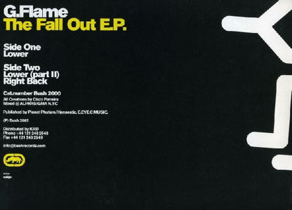 G.Flame* : The Fallout E.P. (12", EP)