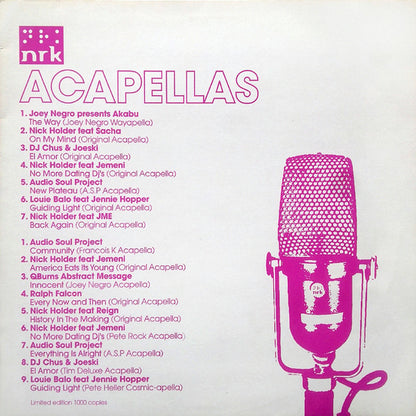 Various : NRK Acapellas (Volume 1) (12", Ltd)