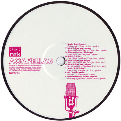 Various : NRK Acapellas (Volume 1) (12", Ltd)
