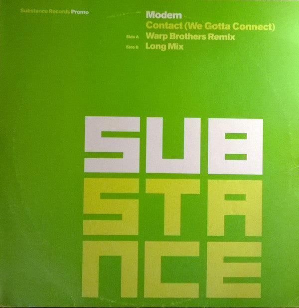 Mo-Dem : Contact (We Gotta Connect) (12", Promo)