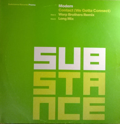 Mo-Dem : Contact (We Gotta Connect) (12", Promo)