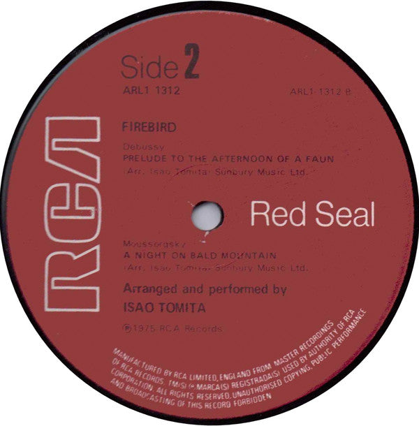 Tomita : Firebird (LP, Album)