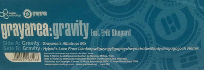Grayarea : Gravity (12")