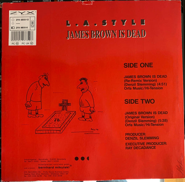 L.A. Style : James Brown Is Dead (Re-Remix & Original Version)  (12")
