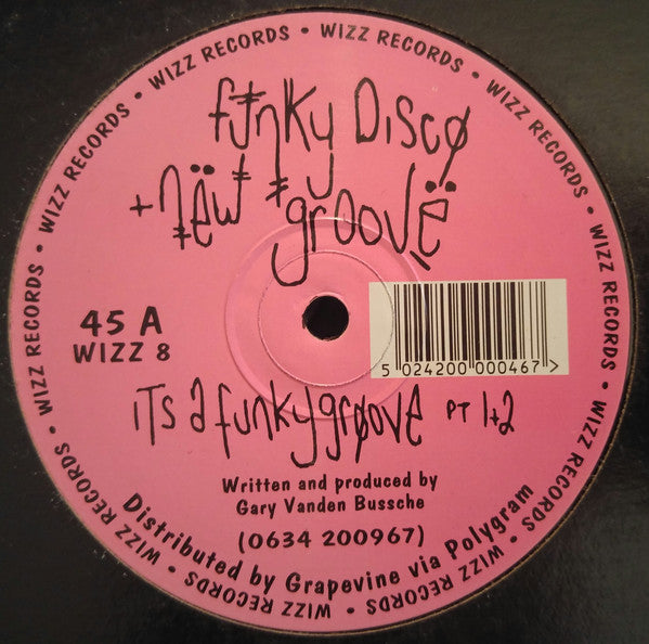 Funky Disco + New Groove* : It's A Funky Groove PT 1+2 (12")