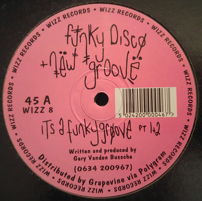 Funky Disco + New Groove* : It's A Funky Groove PT 1+2 (12")