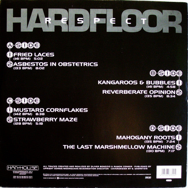 Hardfloor : Respect (2xLP, Album, Ltd, Num + 10", Ltd, W/Lbl)