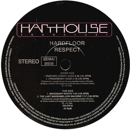 Hardfloor : Respect (2xLP, Album, Ltd, Num + 10", Ltd, W/Lbl)