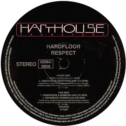 Hardfloor : Respect (2xLP, Album, Ltd, Num + 10", Ltd, W/Lbl)