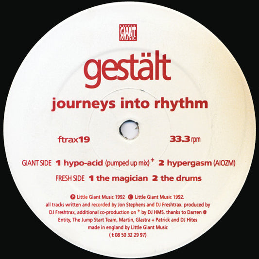 Gestält* : Journeys Into Rhythm (12")
