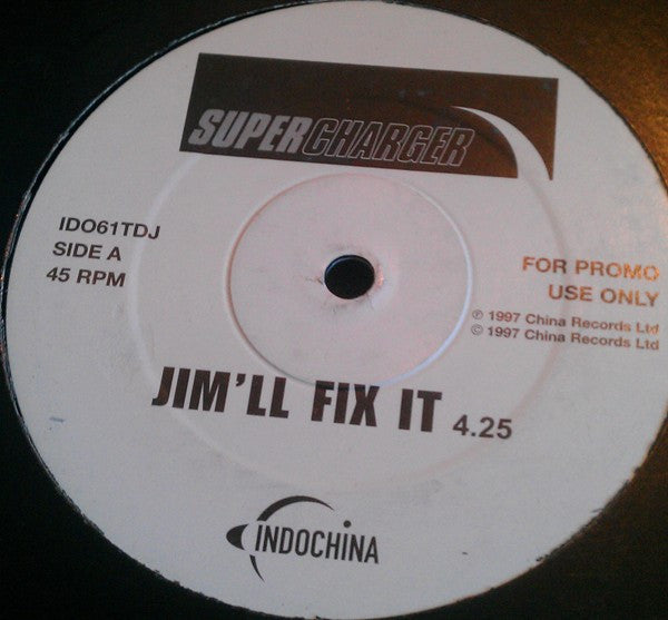 Supercharger : Jim'll Fix It (12", Promo)