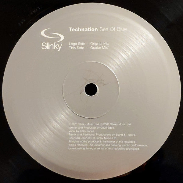 Technation : Sea Of Blue (12")