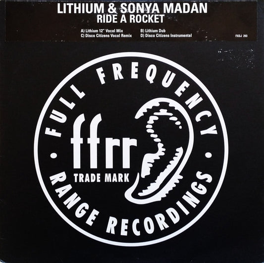 Lithium & Sonya Madan : Ride A Rocket (2x12", Promo)