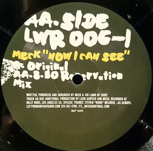 Meck : Now I Can See (12", Single)