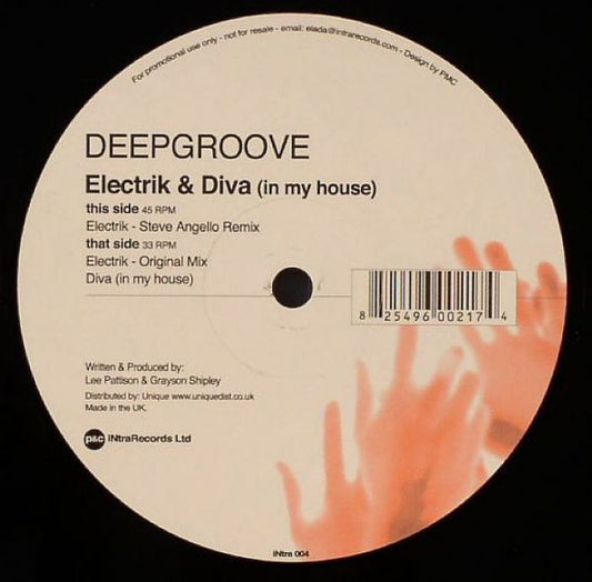 Deepgroove : Electrik / Diva (In My House) (12")