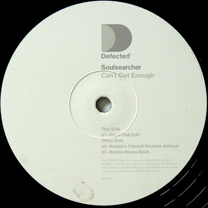 Soulsearcher : Can't Get Enough>Pt.1 (12")