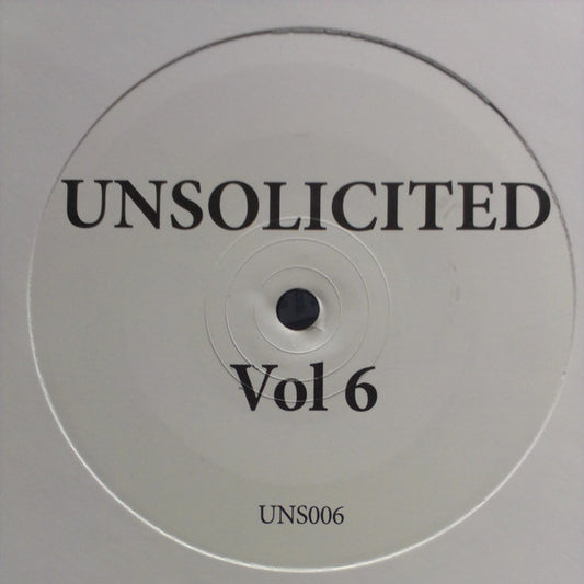Beenie Man : Unsolicited Vol. 6 (12", S/Sided, W/Lbl)