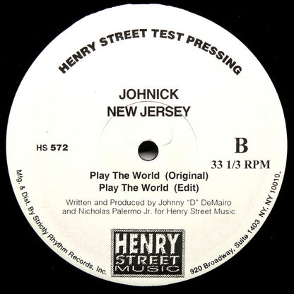 JohNick : New Jersey (12", TP)