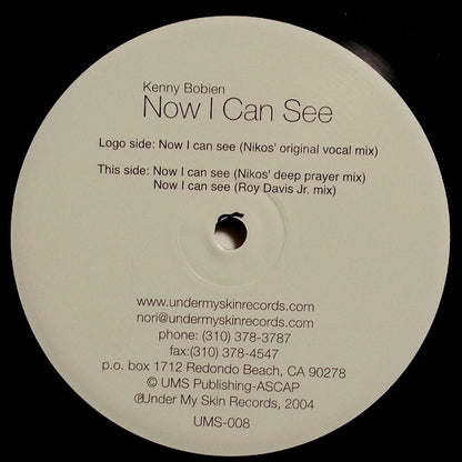 Kenny Bobien : Now I Can See (12")