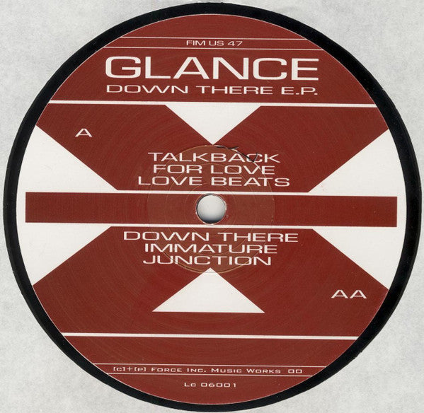 Glance : Down There E.P. (12", EP)