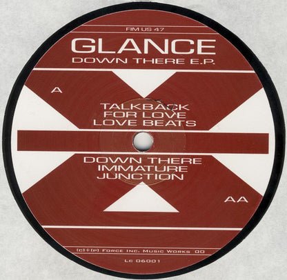 Glance : Down There E.P. (12", EP)