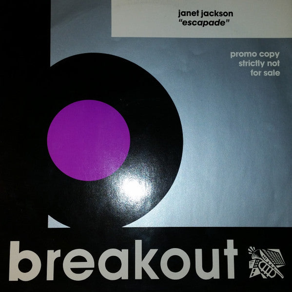 Janet Jackson : Escapade (12", Maxi, Promo)