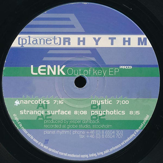 Lenk : Out Of Key EP (12", EP)