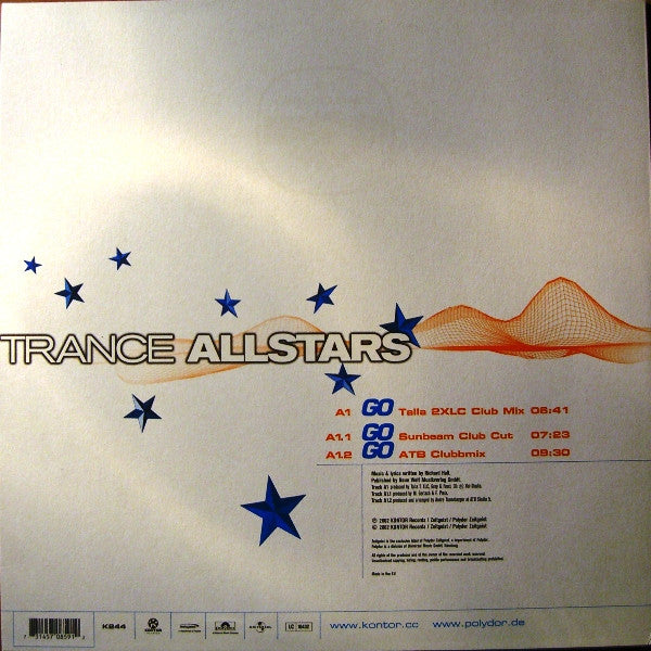 Trance Allstars : Go (12")