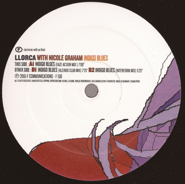 Llorca With Nicole Graham : Indigo Blues (12")
