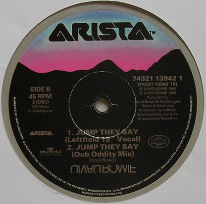 David Bowie : Jump They Say (12", Single)