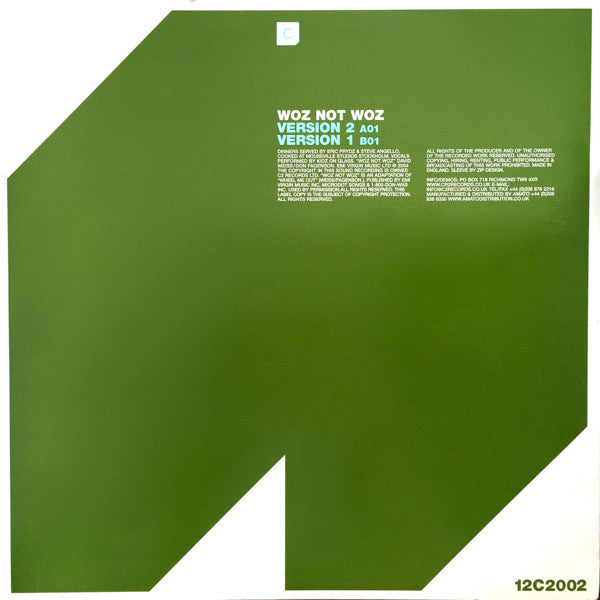 Eric Prydz & Steve Angello : Woz Not Woz (12")