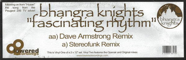Bhangra Knights : Fascinating Rhythm (12")