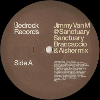 Jimmy Van M : Sanctuary (Brancaccio & Aisher Remix) (12", S/Sided, Ltd)