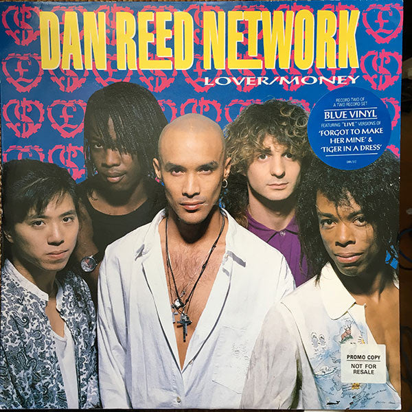 Dan Reed Network : Lover / Money (12", Single, Blu)