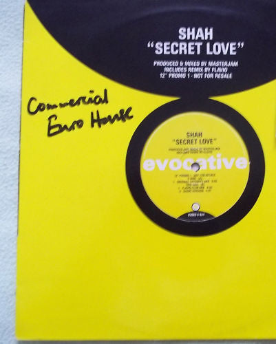Shah (2) : Secret Love (12", Promo)