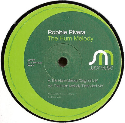 Robbie Rivera : The Hum Melody (12")