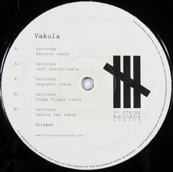Vakula : Saturday Remix5 (12")