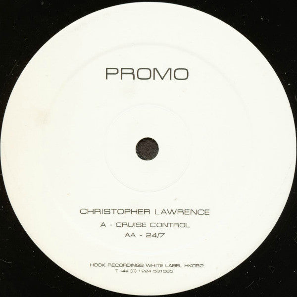 Christopher Lawrence : Cruise Control (12", Promo)
