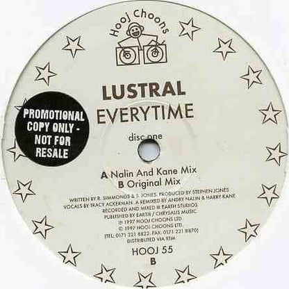 Lustral : Everytime (Disc One) (12", Promo, 1/2)