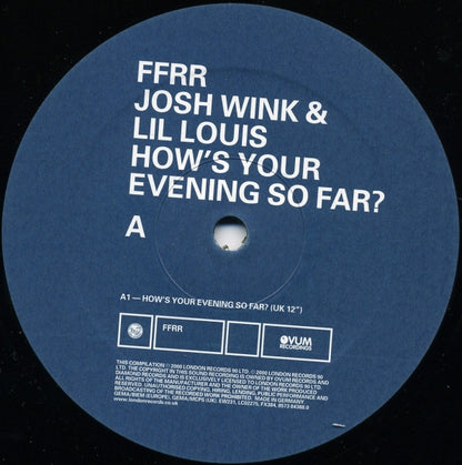 Josh Wink & Lil' Louis : How's Your Evening So Far? (12")