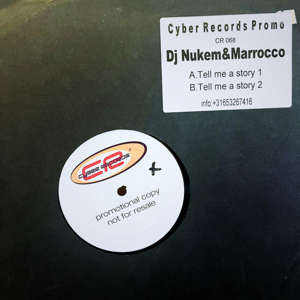 DJ Nukem & Marrocco : Tell Me A Story (12", Promo)