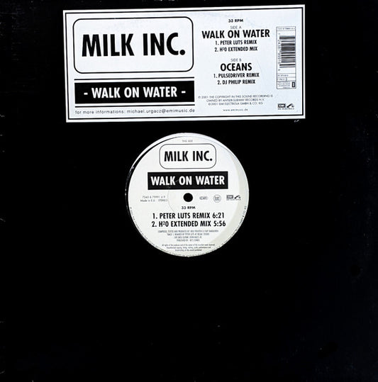 Milk Inc. : Walk On Water (12")
