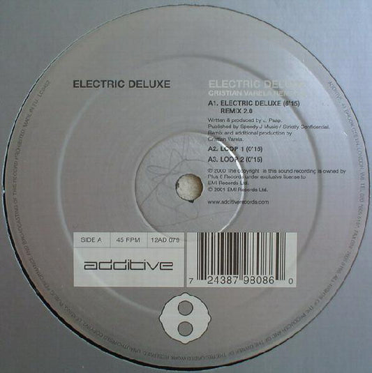 Electric Deluxe : Electric Deluxe (Cristian Varela Remixes) (12", Ltd)