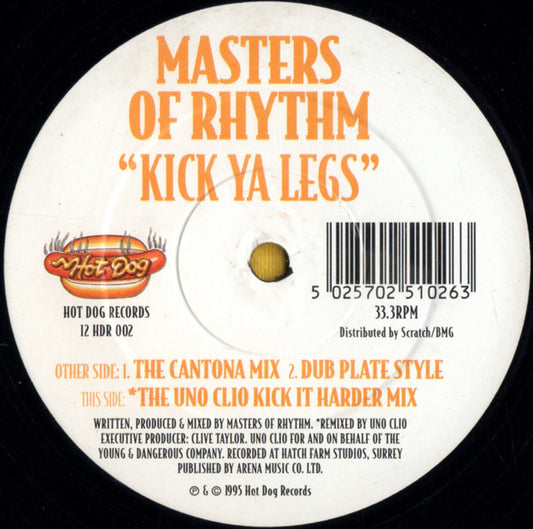 Masters Of Rhythm : Kick Ya Legs (12")