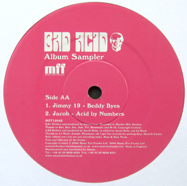 Various : Bad Acid (Album Sampler) (12", Smplr)