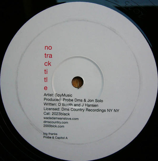Spymusic : No Track Title (12", S/Sided)