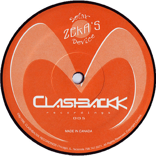 Aphrohead : Zeka's Solar Device (12")