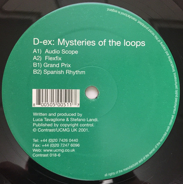 D-Ex : Mysteries Of The Loops (12")